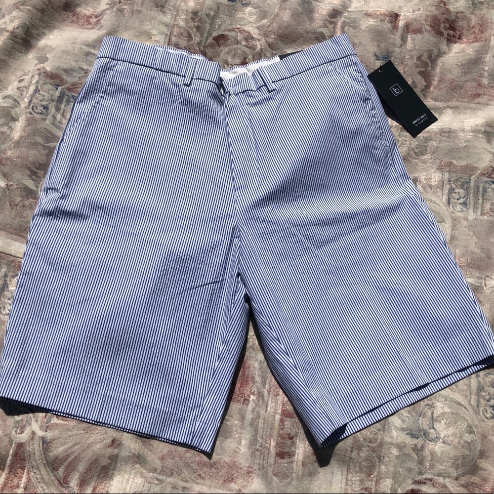 Britches by Samtex Shorts Men’s Blue and White Striped